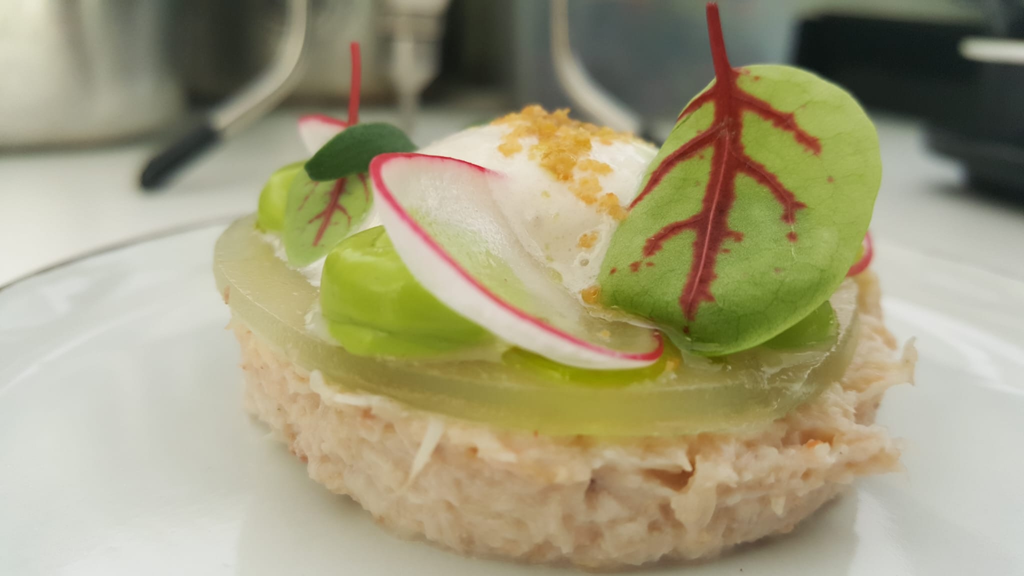 tartaart met mooi groene versiering